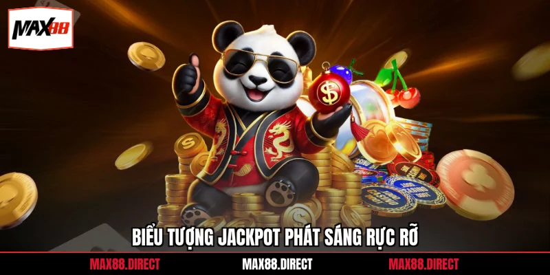Biểu tượng jackpot phát sáng rực rỡ