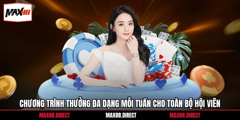 Trang chủ 6 Chương trình thưởng đa dạng mỗi tuần cho toàn bộ hội viên