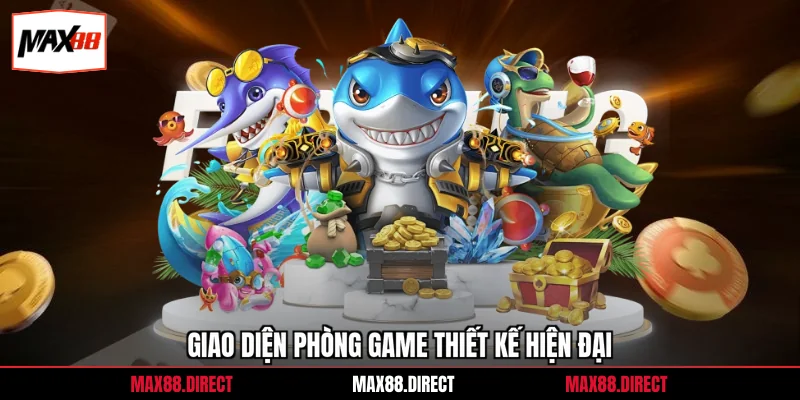 Giao diện phòng game thiết kế hiện đại